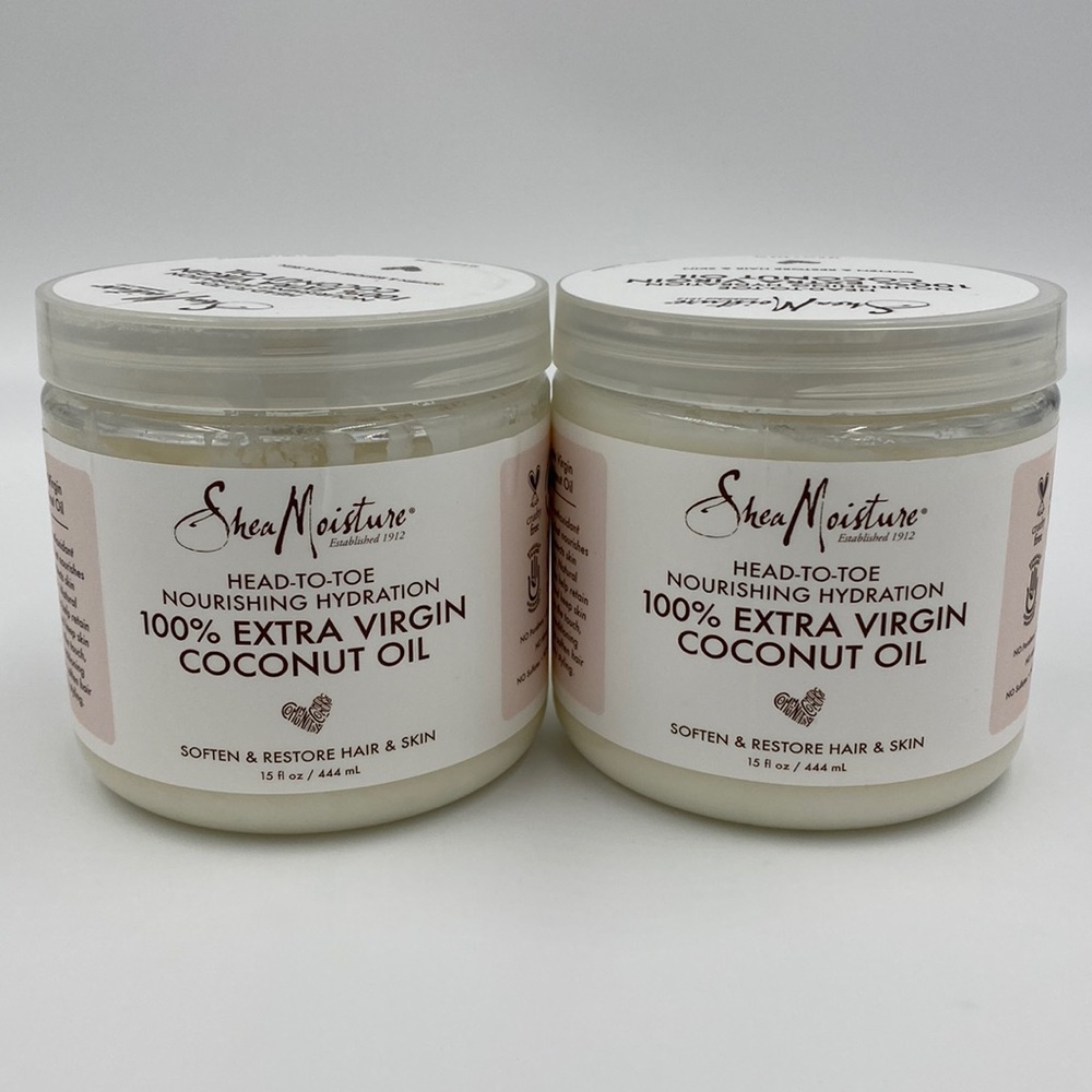 Shea Moisture 100% Extra Virgin Coconut Oil - Set of 2